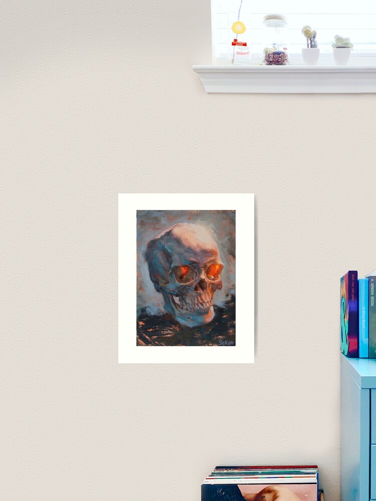 Skull Oil Painting
