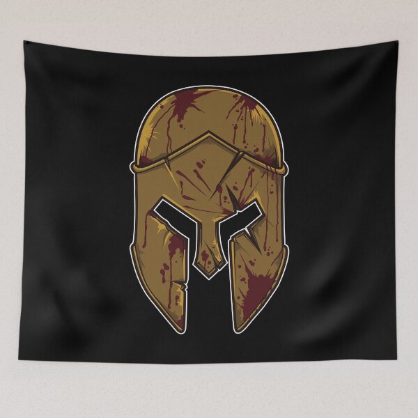 Item preview, Spartan Helmet in Bloodstain | Warrior Workout designed and sold by anziehend.