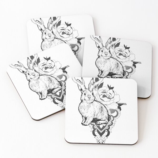 Item preview, Jackalope Mandala designed and sold by KalikaGraphisme.