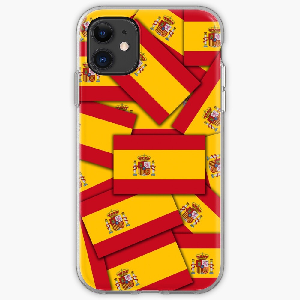 "Smartphone Case Flag of Spain Multiple" iPhone Case & Cover by