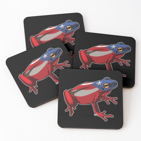 Item preview, Puerto Rico Frog Coqui | Proud Boricua Flag designed and sold by anziehend.