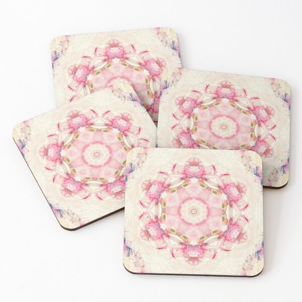 Item preview, Sweet rosy flower mandala designed and sold by Ioka.
