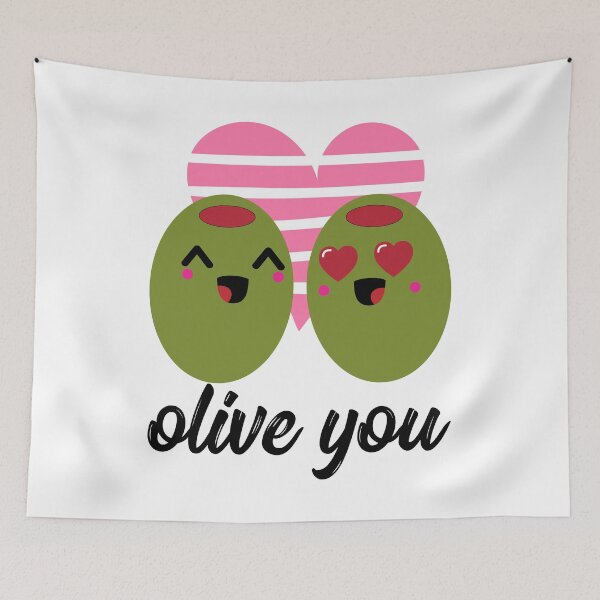 Item preview, Olive You | I Love You | Valentine's Day Heart designed and sold by anziehend.