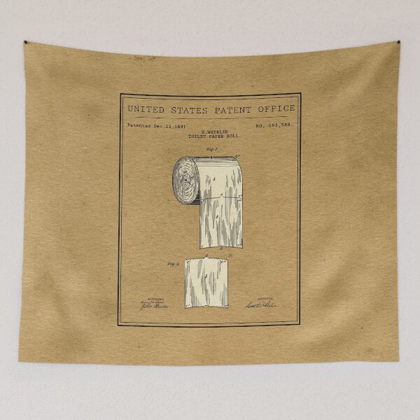 Item preview, Kopie von United States Office Patent - Toilet Paper Roll designed and sold by Quentin1984.