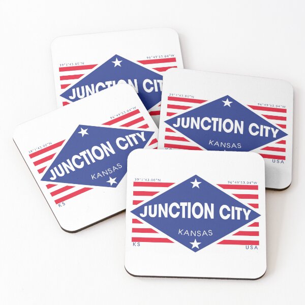 Item preview, Junction City, Kansas - Diamond Flag designed and sold by postertown.