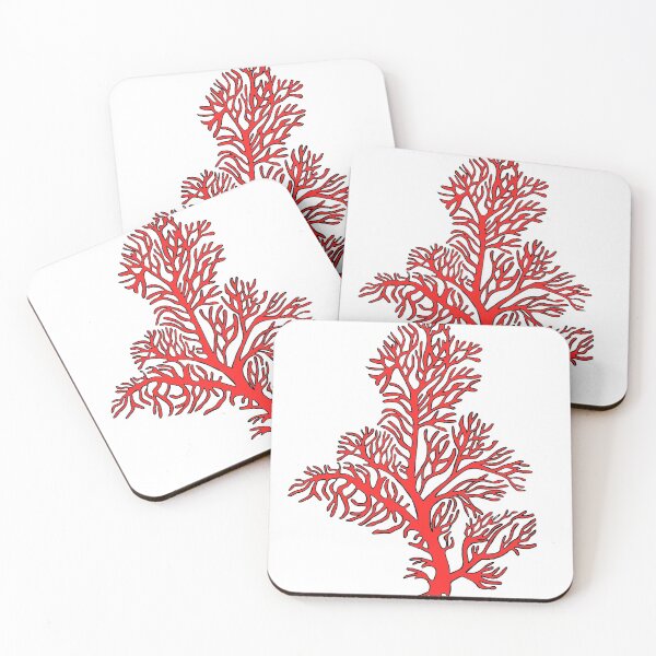 Item preview, Red coral graphic illustration designed and sold by LiliyaSavelieva.