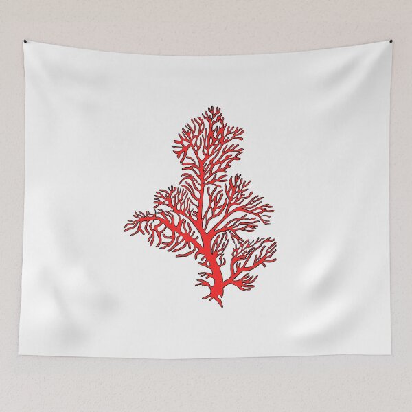 Item preview, Red coral graphic illustration designed and sold by LiliyaSavelieva.