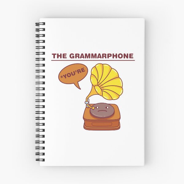 Item preview, The Grammarphone - Funny Gramophone Wordplay designed and sold by anziehend.