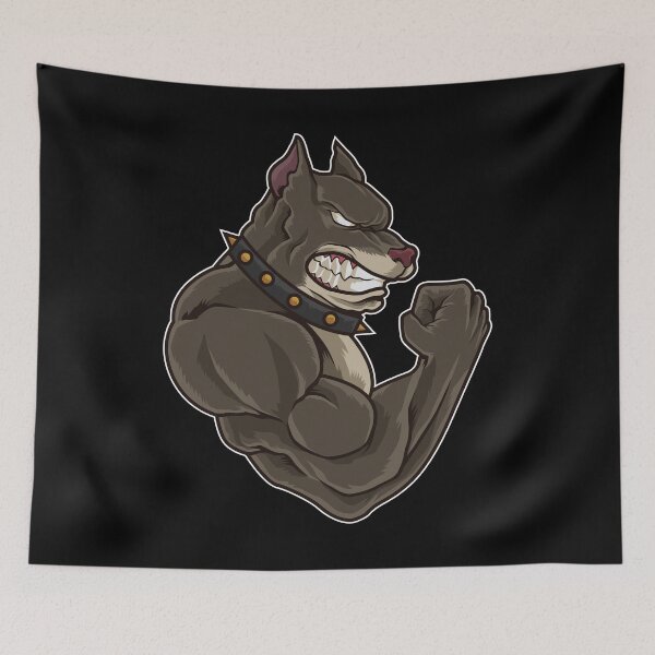 Item preview, Pitbull At The Gym | Training Fitness Muscles designed and sold by anziehend.