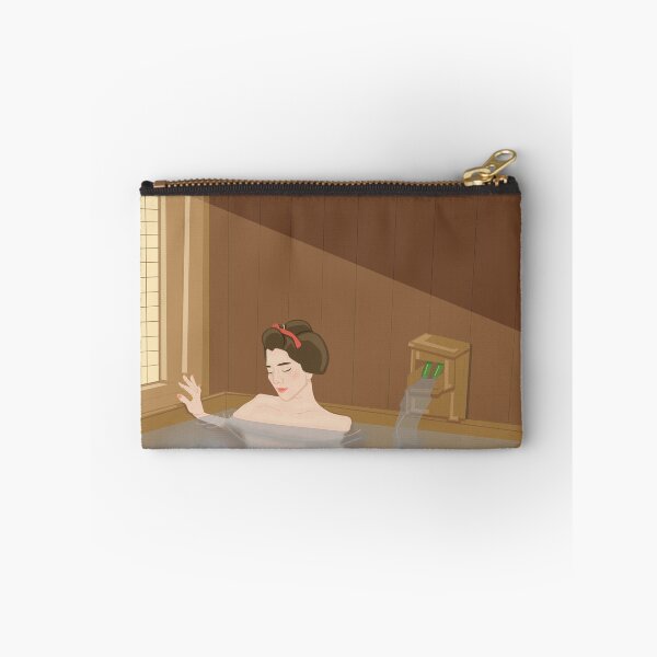 Item preview, Yukie Relaxing at the Onsen designed and sold by KHRArts.