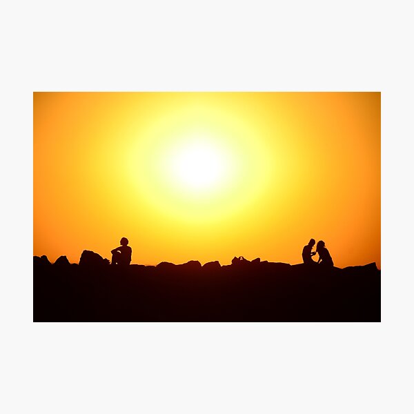 Ignoring the golden couple Photographic Print
