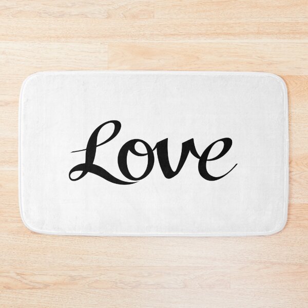 Item preview, Love Cursive Script Black designed and sold by NataliePaskell.
