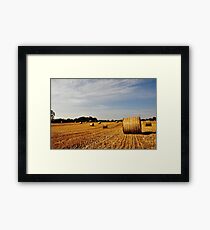 Hay Bales in Donegal Framed Print