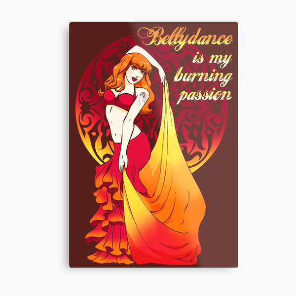 Bellydancer Metal Print