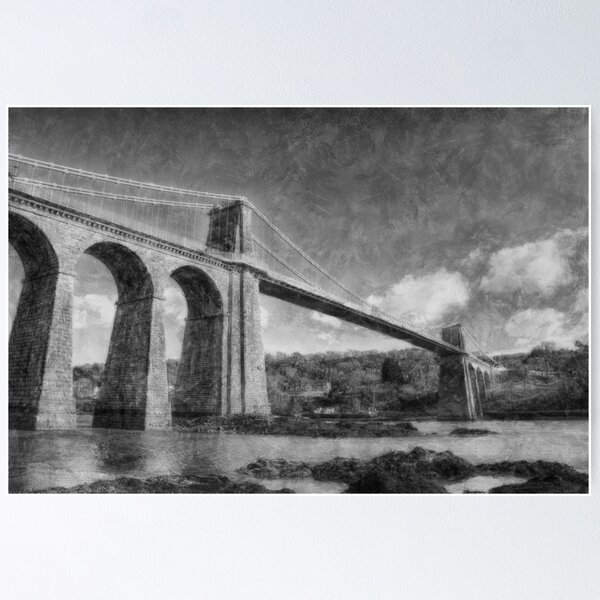 Item preview, Menai Suspension Bridge designed and sold by MitchellAK.