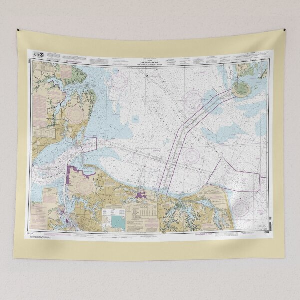 Item preview, Chesapeake Bay Nautical Chart designed and sold by cocreations.
