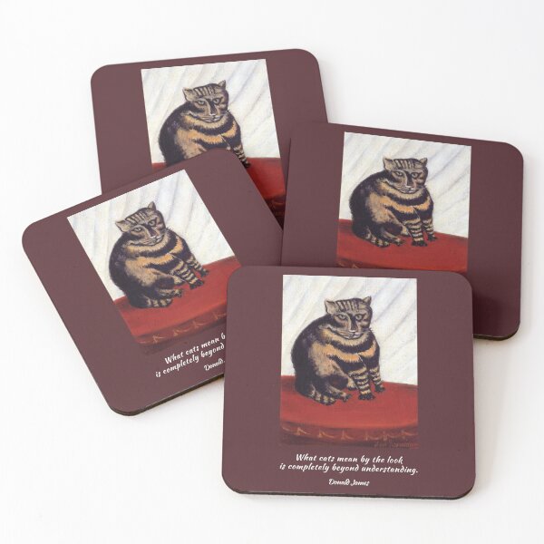 Item preview, What Cats Mean Quote with Henri Rousseau Painting designed and sold by STPBooks.