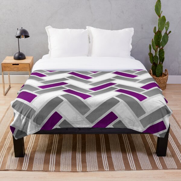 Item preview, Gray Asexual Herringbone designed and sold by ResonantColors.
