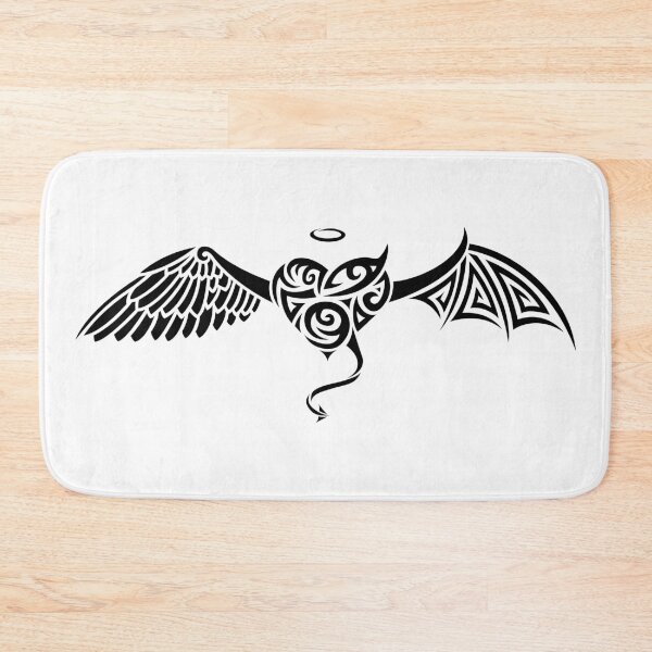 Item preview, Good bad heart tribal black designed and sold by BlackoutPhotos.