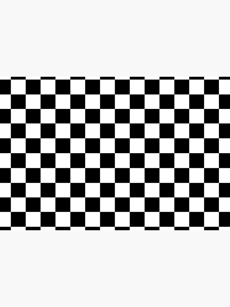 CHECK, Pattern, Checks, Checkered, Black & white. by TOMSREDBUBBLE