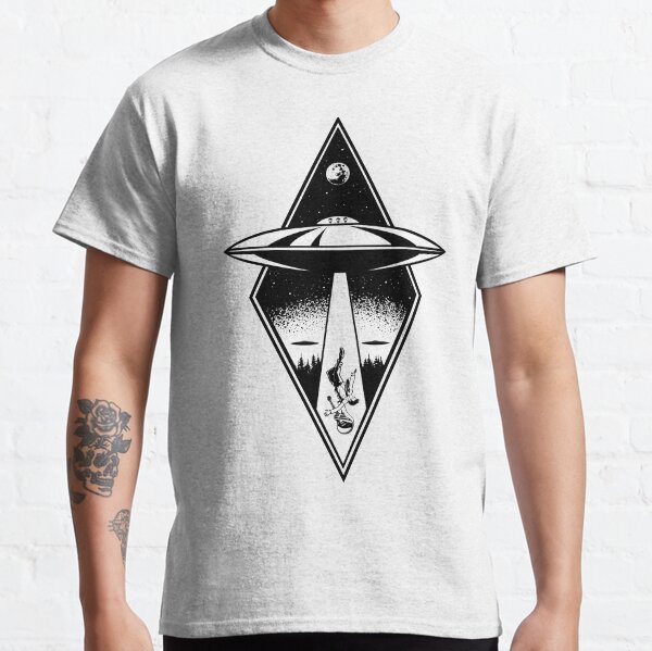 UFO Alien Abduction Rockabilly Elvis Classic T-Shirt