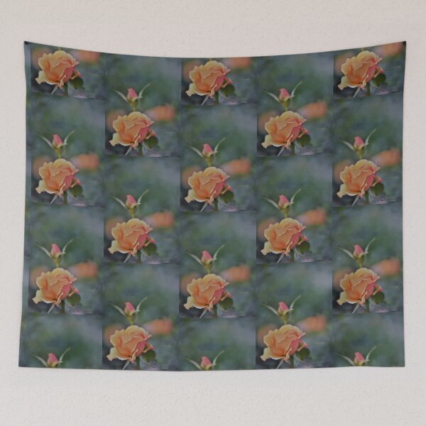 Item preview, Apricot Rose and Bud designed and sold by imaginethis.
