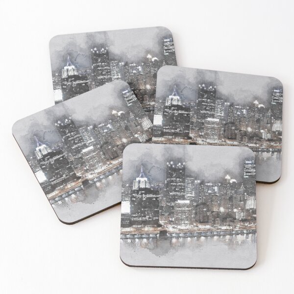 Item preview, Night Drive Thru Pittsburgh designed and sold by mrthink.