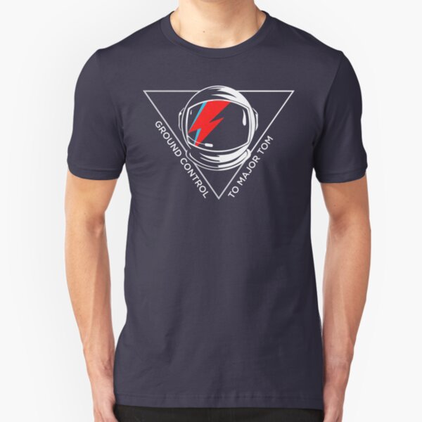 Tribute to David Bowie Slim Fit T-Shirt