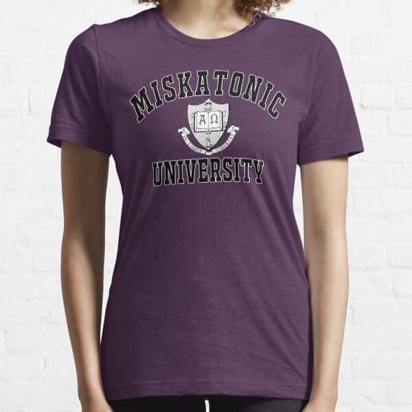 Miskatonic University Black & White Logo Essential T-Shirt