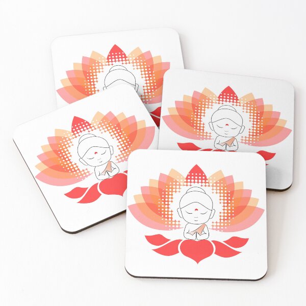 Item preview, Cute Buddha inside a sacred lotus designed and sold by Shawlin Islam.