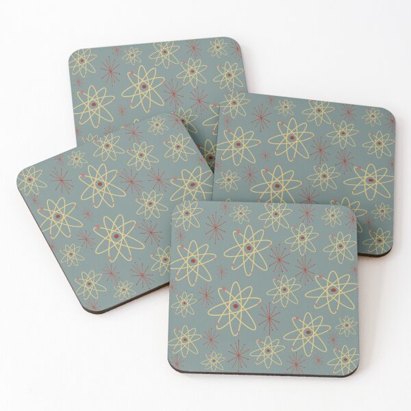 Item preview, atom 1950's pattern blue designed and sold by marie scowen.