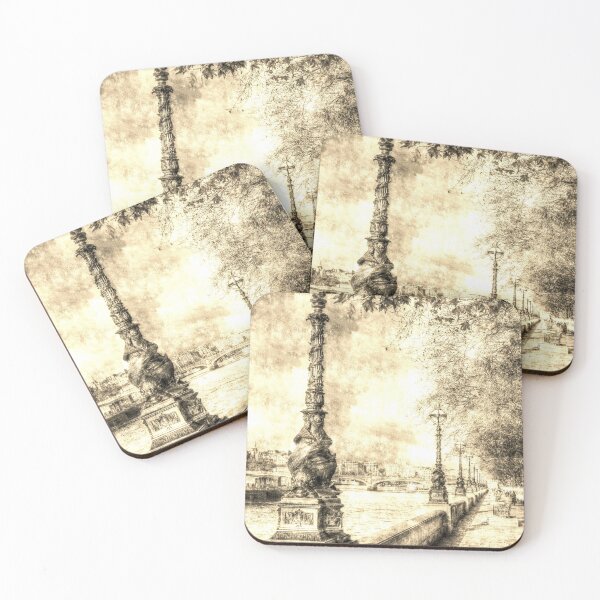 Item preview, River Thames Path Vintage designed and sold by Londonimages.