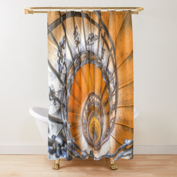 The Spiral Staircase St Stephens Basilica Shower Curtain