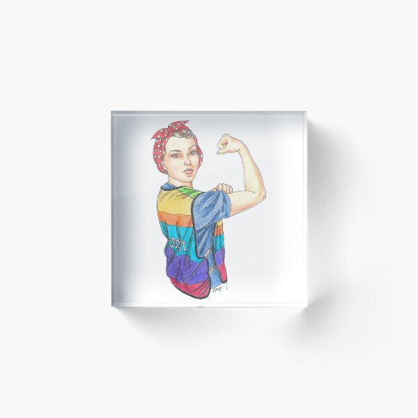 We Can Do It Acrylic Block