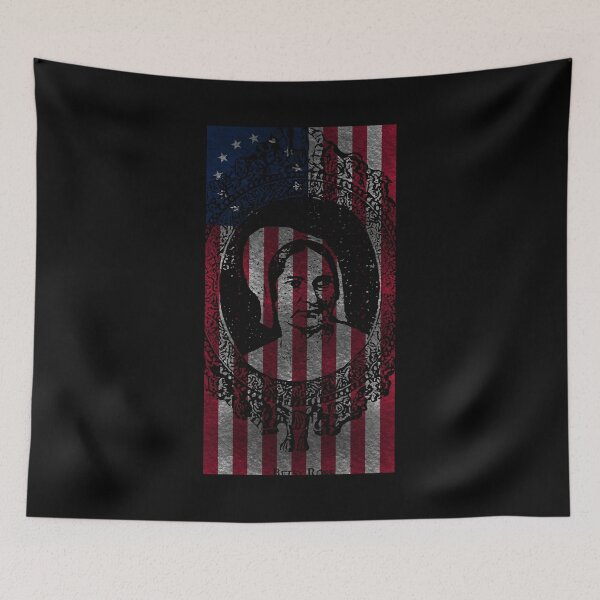 Item preview, Betsy Ross Flag Portrait American Hero Distressed Grunge graphic designed and sold by NoveltyMerch.