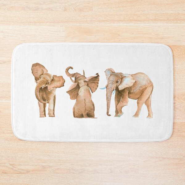 Item preview, watercolor elephants designed and sold by LiliyaSavelieva.