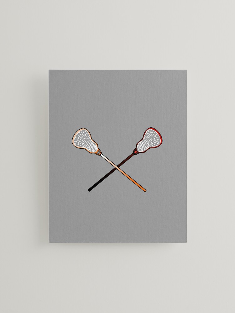 Exy \ Lacrosse sticks (black netting) Art Print for Sale by SonOfMcTed