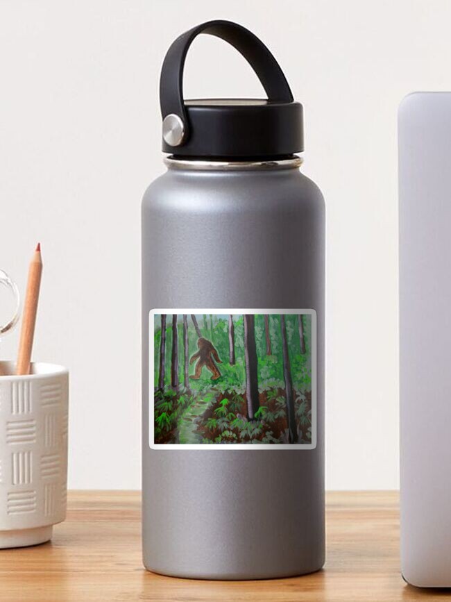 Thumbnail 1 of 3, Sticker, Garden Variety Squatch designed and sold by CarolOchs.