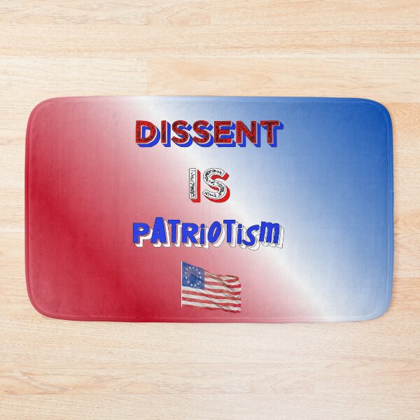 Item preview, Dissent Is Patriotism Political Message designed and sold by CharJens.
