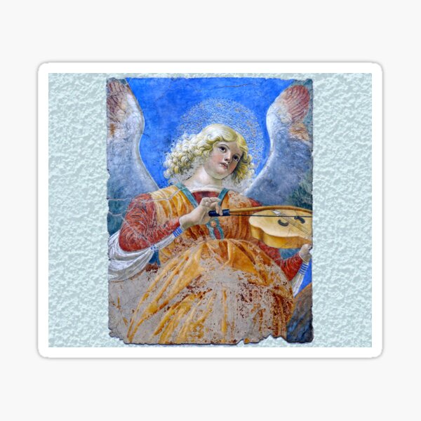 Item preview, MUSIC MAKING CHRISTMAS ANGEL IN BLUE designed and sold by BulganLumini.