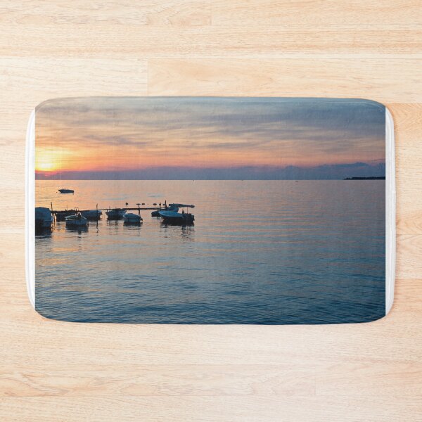 Item preview, Scenic view of beautiful sunset above the Adriatic sea, Porec, Croatia designed and sold by anytka.