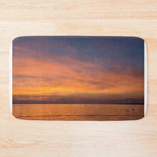 Item preview, Scenic view of beautiful sunset above the Adriatic sea, Porec, Croatia designed and sold by anytka.