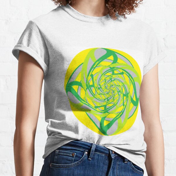 #Abstract, #proportion, #art, #flower, pattern, bright, decoration, kaleidoscope, ornate, creativity Classic T-Shirt