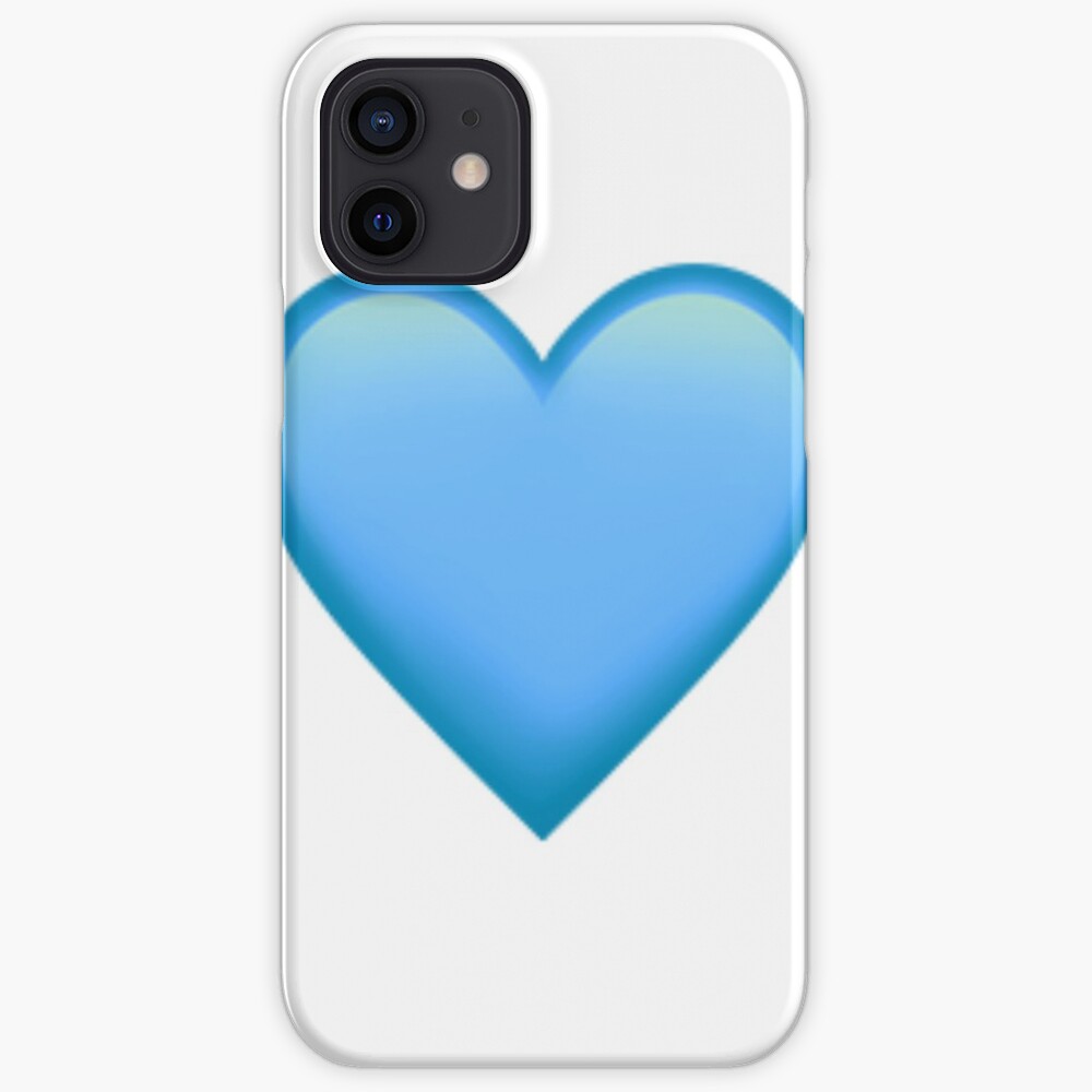 Hellblaues Herz Emoji Galeriedruck Von Natsters403 Redbubble