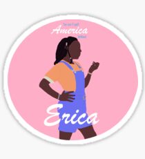 Pegatina No puedes deletrear América sin Erica