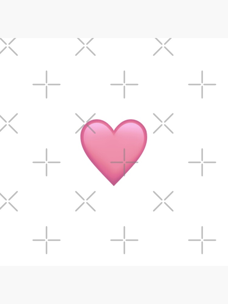 Baby Rosa Herz Emoji Galeriedruck Von Natsters403 Redbubble