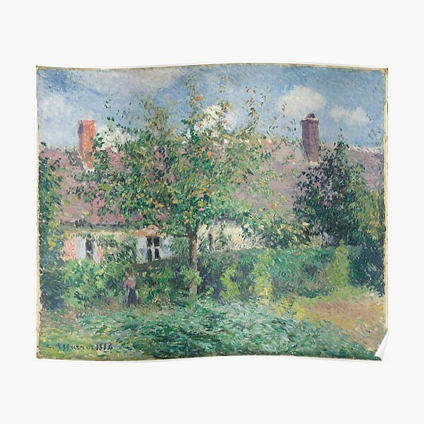 Camille Pissarro - Peasant House at Eragny Poster