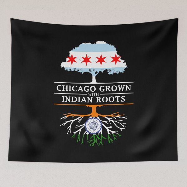Item preview, Chicago Grown with Indian Roots designed and sold by ockshirts.