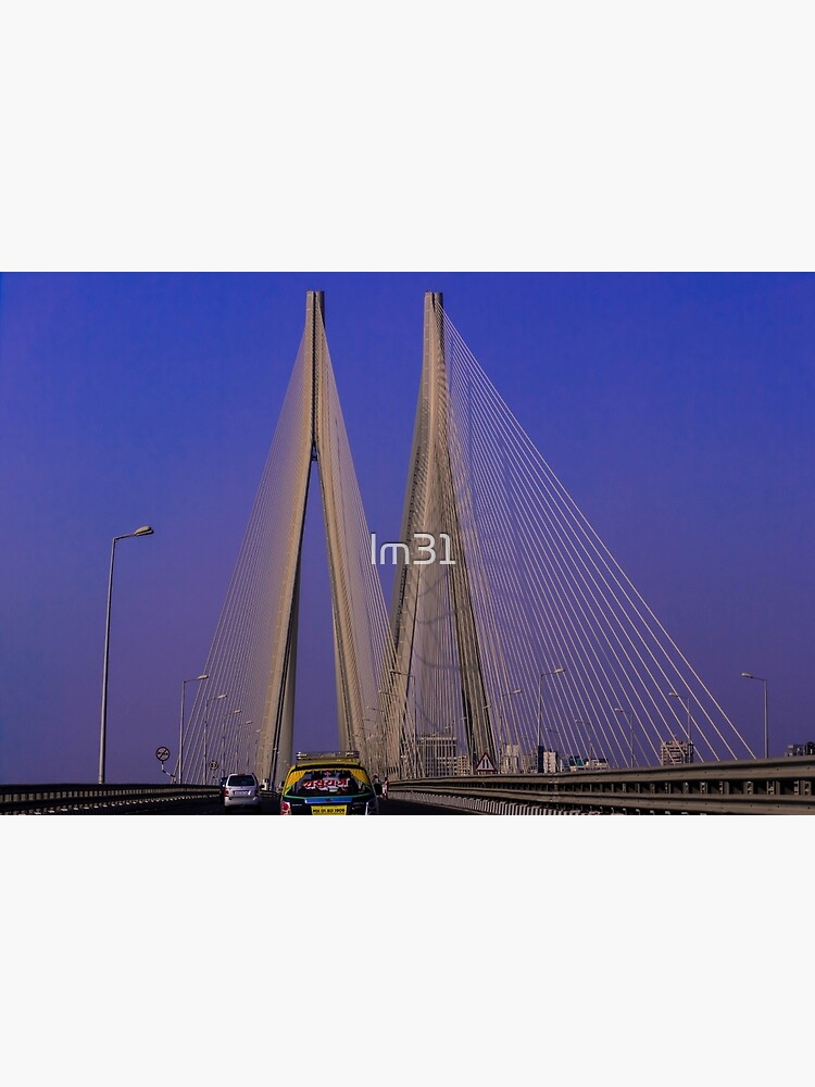 "Cable Stayed Bridge, Bandra - Worli Sealink" Poster By Lm31 | Redbubble