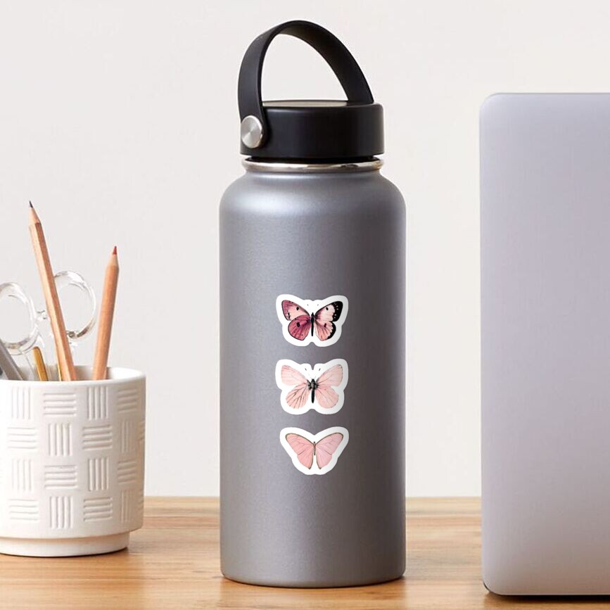 Pink Butterflies Sticker